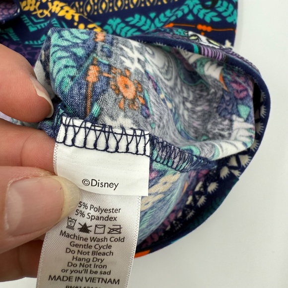 Lularoe Dress Women Large Disney Nightmare Before Christmas Multicolor Stretch - Picture 7 of 10